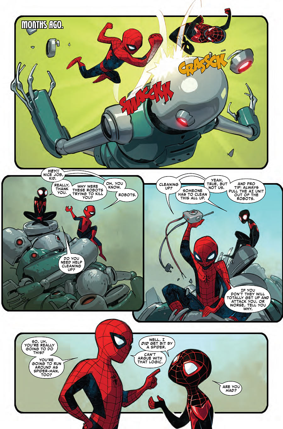 Spider-Man fighting