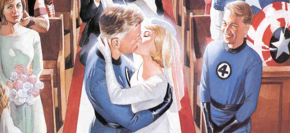 Mr. Fantastic aka Reed Richards, and The Invisible Woman, Sue Storm