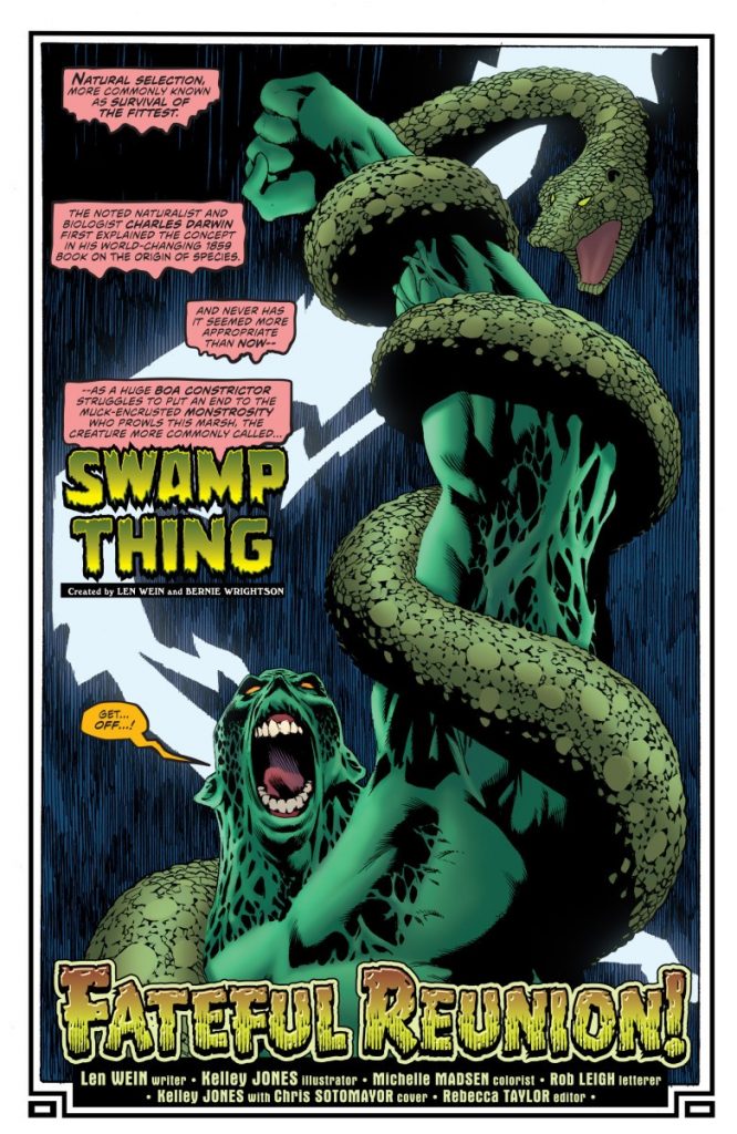 Swamp Thing vs. Boa Constrictor