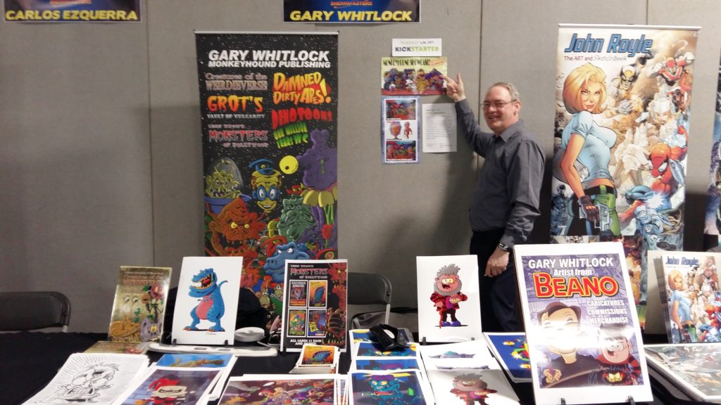 Gary Whitlock at Film & Comic con Manchester 2016