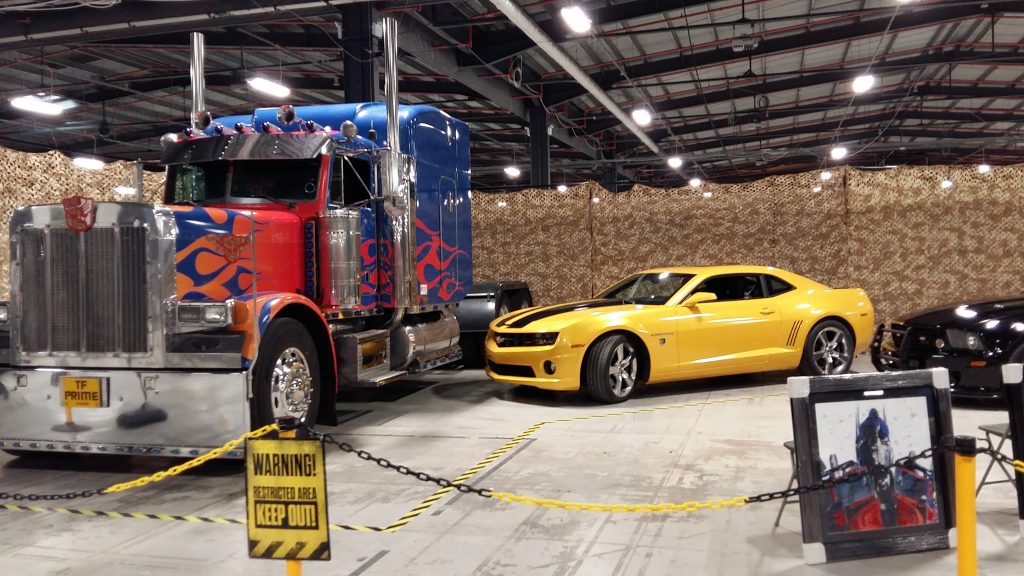 Transformers The Orange Box at Film & Comic Con Manchester 2016