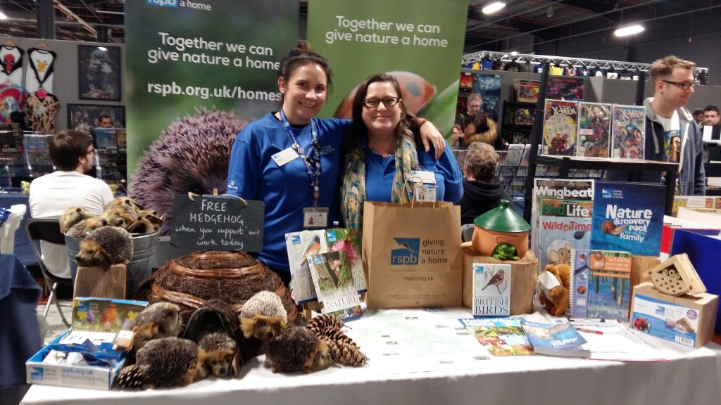 RSPB at Film & Comic Con Manchester 2016