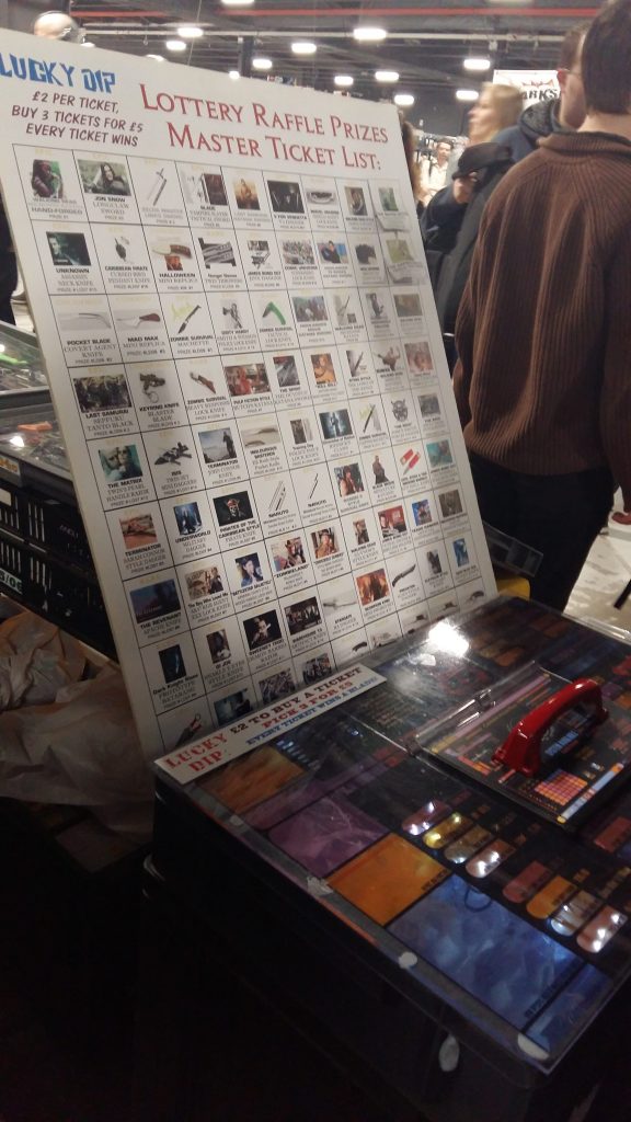 Blade Raffle at Film & Comic Con Manchester 2016