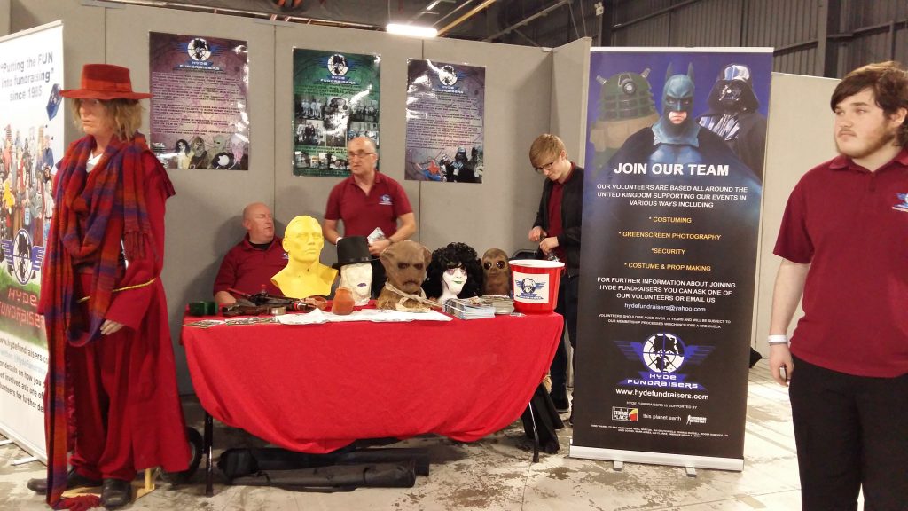 Hyde's Fundraisers at Film & Comic Con Manchester 2016 