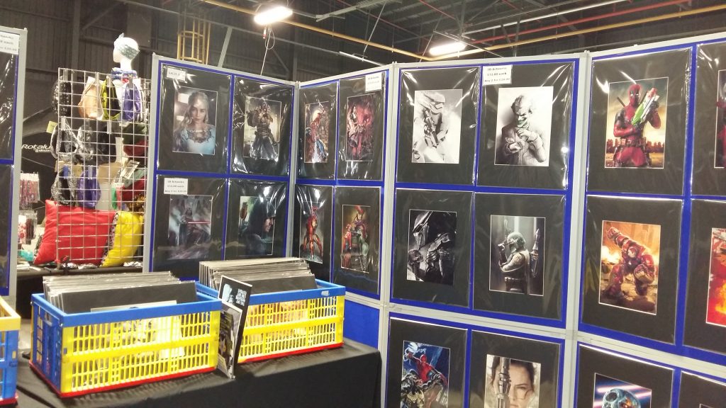 3D art at Film & Comic Con Manchester 2016