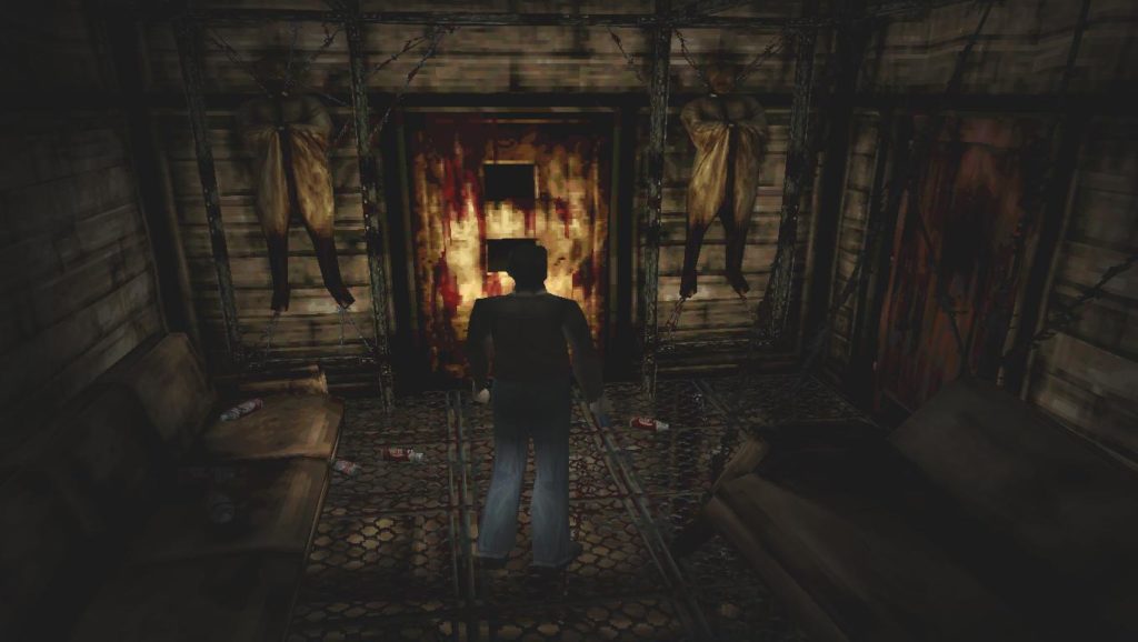 The graphics and gameplay may not hold up to today's standards but the horror definitely does. Credit: Konami.