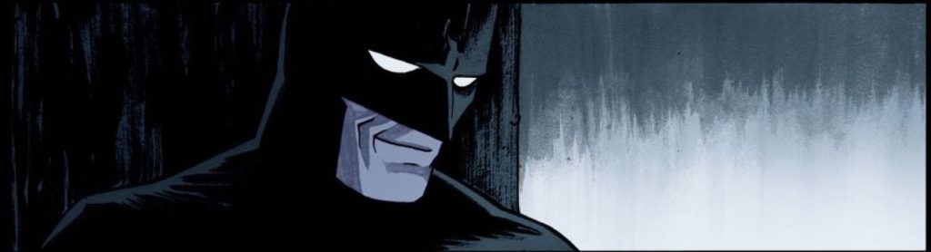 The rarely seen Bat-smile. Courtesy DC Comics. 