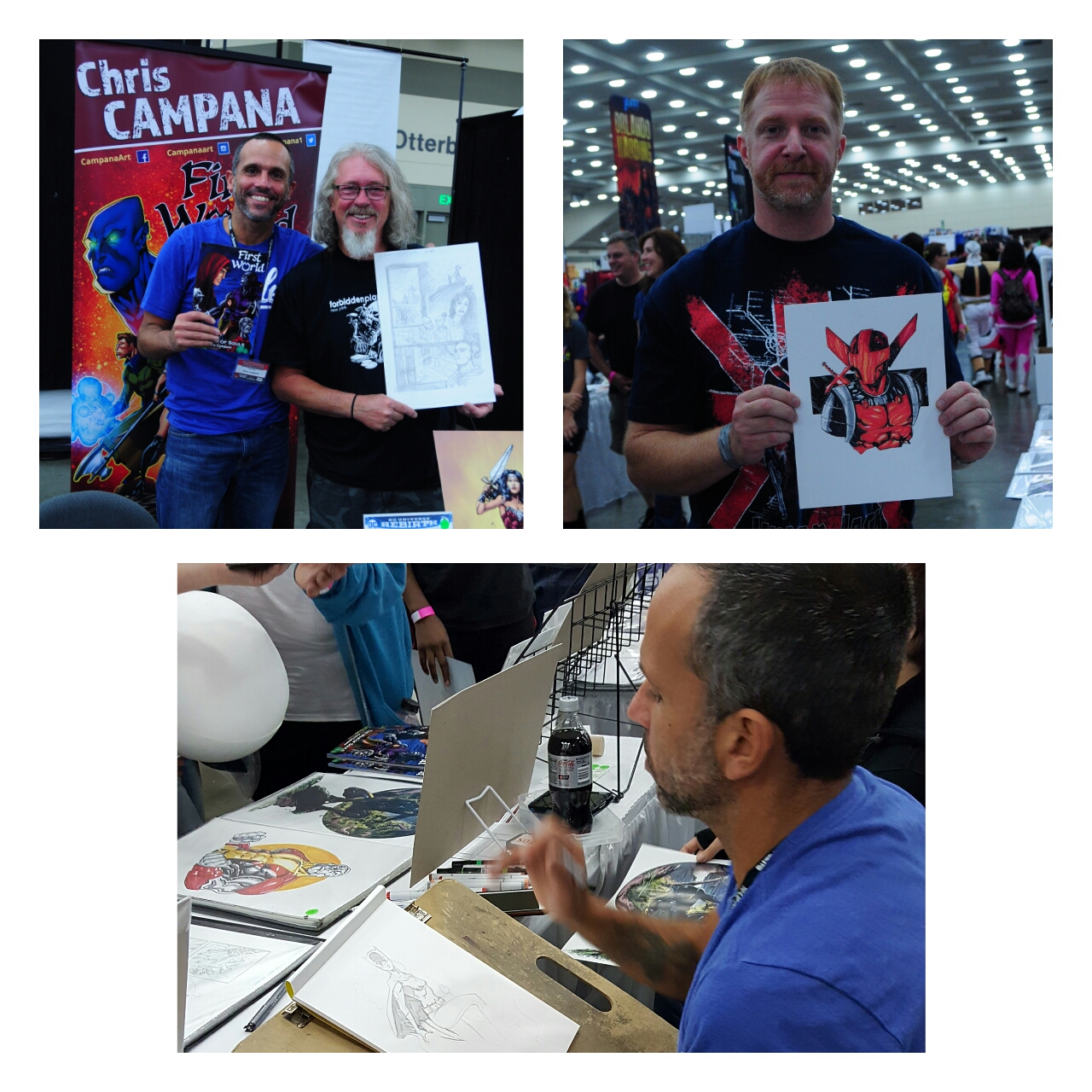 Chris Campana at Baltimore Comic Con 2016