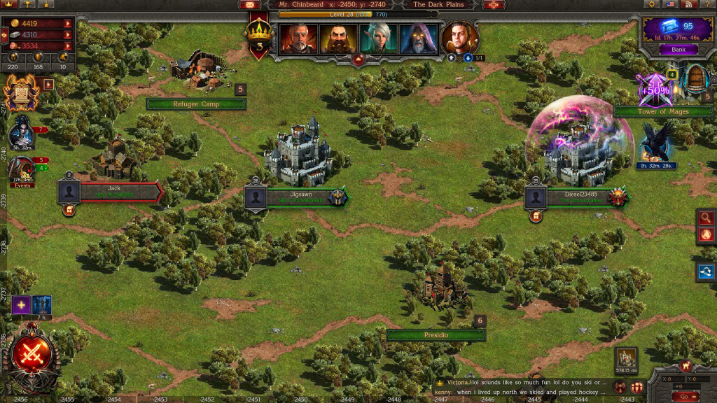 Stormfall map screen