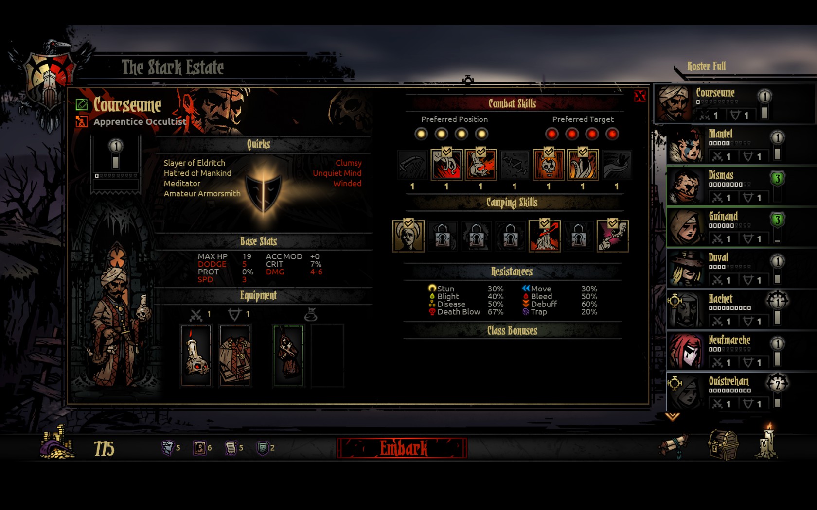 darkest dungeon 2 profile level